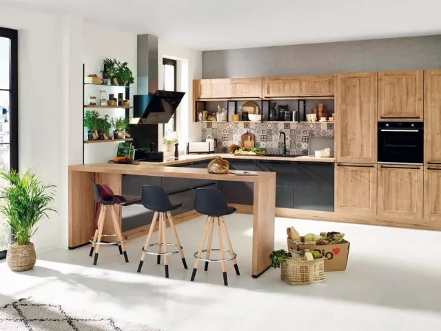 CUISINE EN U | Cuisines AMALGAME Choisir l’implantation de sa cuisine : les différents types d’implantation Saint-Louis 6