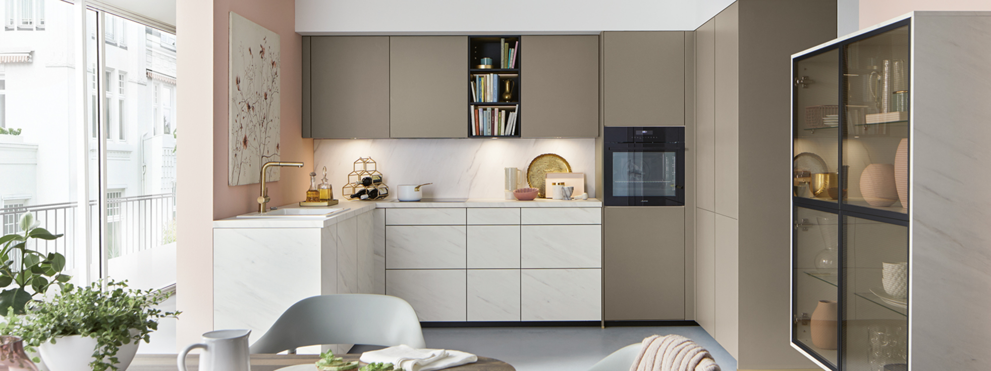 TERGA 1 2000X750 | Cuisines AMALGAME Mélange de Targa et Bari … deux façades pour optimiser le design. Saint-Louis